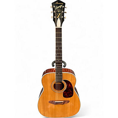 Used Harmony sovereign h1260 Natural Acoustic Guitar