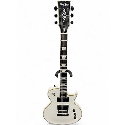 Used Haryley Benton  sc custom white Solid Body Electric Guitar