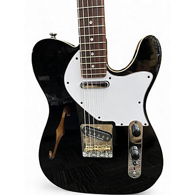 Used Hayes T-style Thinline Black Hollow Body Electric Guitar