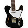 Used Hayes T-style Thinline Black Hollow Body Electric Guitar Black