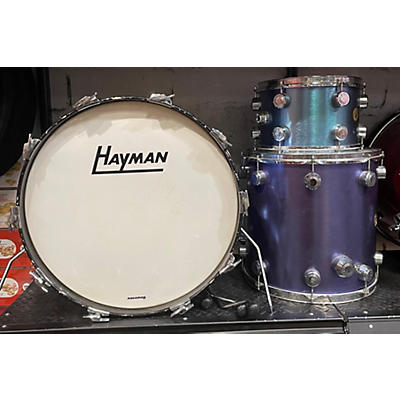 Hayman Used Hayman 3 piece Vibrasonic Purple Drum Kit