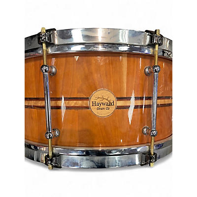 Used Hayward Drum Co 14X6.5 CUSTOM CHERRY SNARE Natural Drum