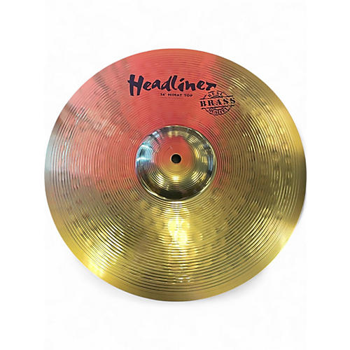 Used Headliner 14in Brass Hi Hat Pair Cymbal 33