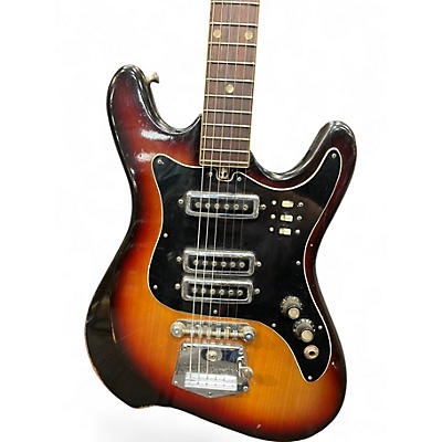Used Heit DELUXE Brown Sunburst Solid Body Electric Guitar