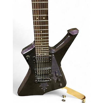 Used Hembry EXPLORER STYLE BLACK Solid Body Electric Guitar