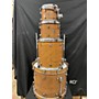 Used Hendrix Drums Used Hendrix Drums 4 piece Perfect Ply Walnut Natural Drum Kit Natural