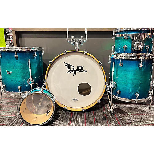 Used Hendrix Drums 5 piece 2020 Maple Aquaburst Drum Kit Aquaburst