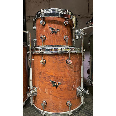 Hendrix Drums Used Hendrix Drums 5 piece Perfect Ply Bubinga Natural Drum Kit Bubinga Drum Kit