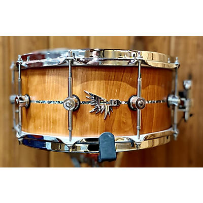 Used Hendrix Drums 6X14 Archetype Series American Cherry Stave Snare Drum Drum Satin Finish