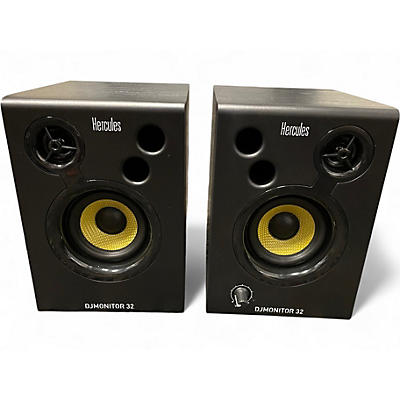 Used Hercules DJ DJ MONITOR 32 Powered Monitor