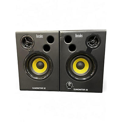 Used Hercules DJ DJ MONITOR 32 Powered Monitor