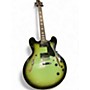 Used Heritage Custom Core H-535 Green Burst Hollow Body Electric Guitar Green Burst