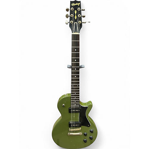 Used Heritage Custom H-137 Army Drab Solid Body Electric Guitar Army Drab