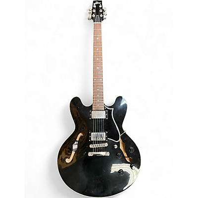 Used Heritage H-535 Black Hollow Body Electric Guitar