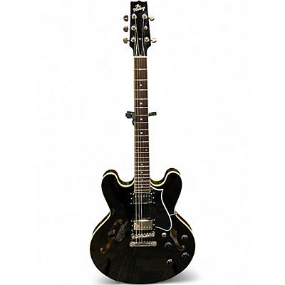 Used Heritage H-535 Ebony Hollow Body Electric Guitar