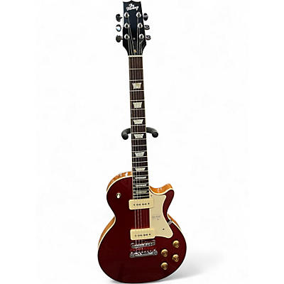 Used Heritage H150 Standard P90 Cherry Metallic Solid Body Electric Guitar