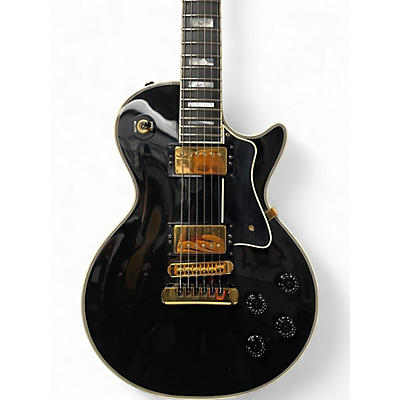 Used Heritage H157 Black Triple Binding Solid Body Electric Guitar