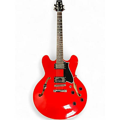 Used Heritage H535 Trans Red Solid Body Electric Guitar