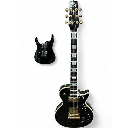 Used Heritage custom shop h150 Black Solid Body Electric Guitar Black