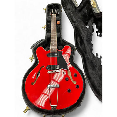 Used Heritage h-530 Red Hollow Body Electric Guitar