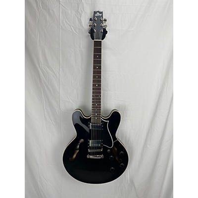 Used Heritage h535 Ebony Hollow Body Electric Guitar