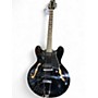 Used Heritage stdh330 Black Hollow Body Electric Guitar Black