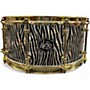 Used Hero Drumworks 6.5X14 Acrylic  Zebra Drum Zebra 15