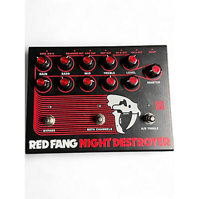 Used Hilbish Design Red Fang Night Destroyer Preamp Effect Pedal
