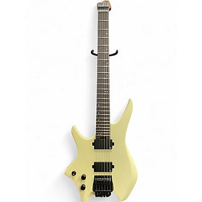 Used Hill HN3-LH White Electric Guitar