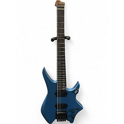 Used Hils HN3 Blue Solid Body Electric Guitar