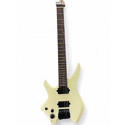 Used Hils HN3L White Solid Body Electric Guitar