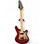 Used Hinnant Paradox red flame Solid Body Electric Guitar red flame
