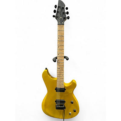 Used Hinnant SPIRIT Metallic Gold Solid Body Electric Guitar