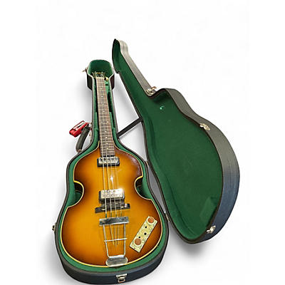 Used Hofner 500/1 Violin 62 2 Tone Sunburst Electric Bass Guitar