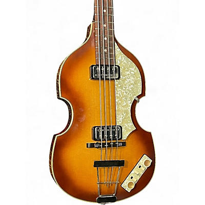 Used Hofner 500/1 Violin Sunburst Electric Bass Guitar
