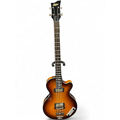 Used Hofner 500/2 2 Tone Sunburst Electric Bass Guitar