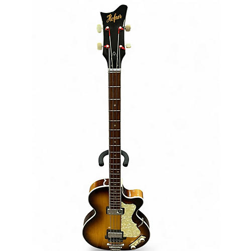 Used Hofner 500/2 CLUB 2 Color Sunburst Electric Bass Guitar 2 Color Sunburst