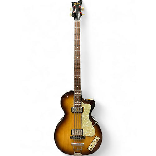 Used Hofner 500/2 CLUB 2 Tone Sunburst Electric Bass Guitar 2 Tone Sunburst