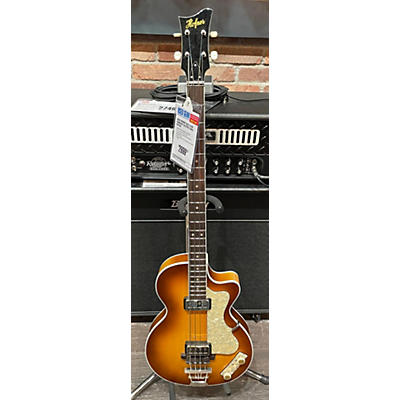 Hofner Used Hofner 500/2 Club Sunburst Electric Bass Guitar