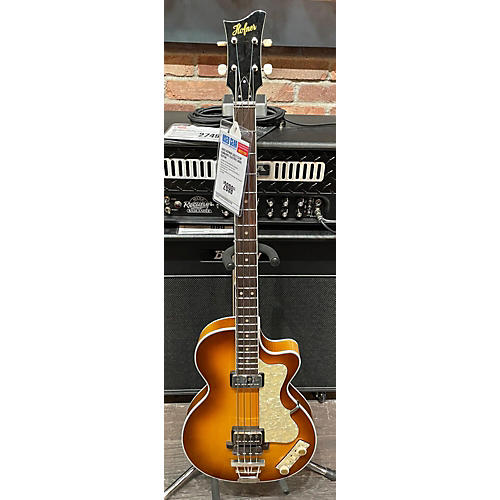 Hofner Used Hofner 500/2 Club Sunburst Electric Bass Guitar Sunburst