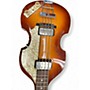 Used Hofner 62 500/1 2 Tone Sunburst Electric Bass Guitar 2 Tone Sunburst