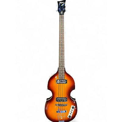 Used Hofner B BASS HI 2 Tone Sunburst Electric Bass Guitar