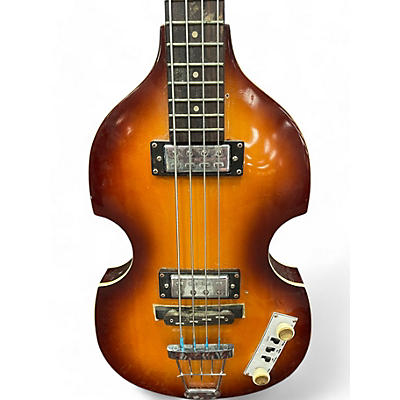 Hofner Used Hofner B-BASS HI SERIES 2 Tone Sunburst Electric Bass Guitar