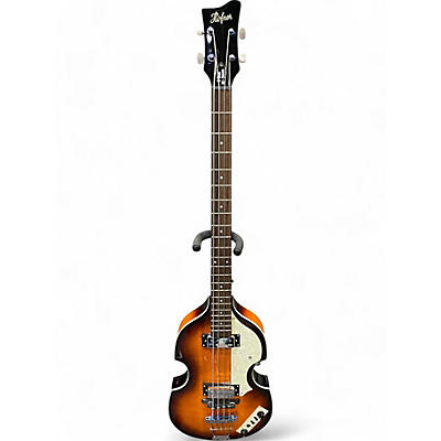 Used Hofner B BASS HI SERIES Sunburst Electric Bass Guitar