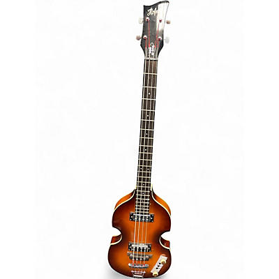 Used Hofner B-BASS HI SERIES Sunburst Electric Bass Guitar