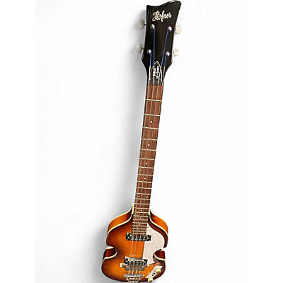 Used Hofner B-BASS Hi Series 2 Tone Sunburst Electric Bass Guitar