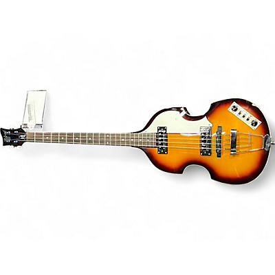 Used Hofner B-BASS ICON SERIES Natural Electric Bass Guitar