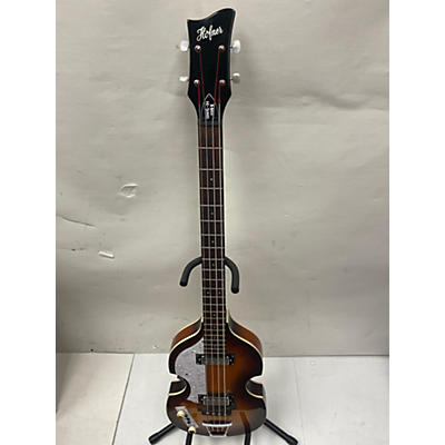 Hofner Used Hofner B Bass Hi Series 2 Tone Sunburst Electric Bass Guitar