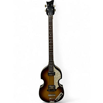 Used Hofner Club CT Contemporary 2 Color Sunburst Electric Bass Guitar