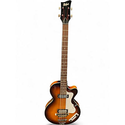 Used Hofner Club CT Contemporary 2 Color Sunburst Electric Bass Guitar